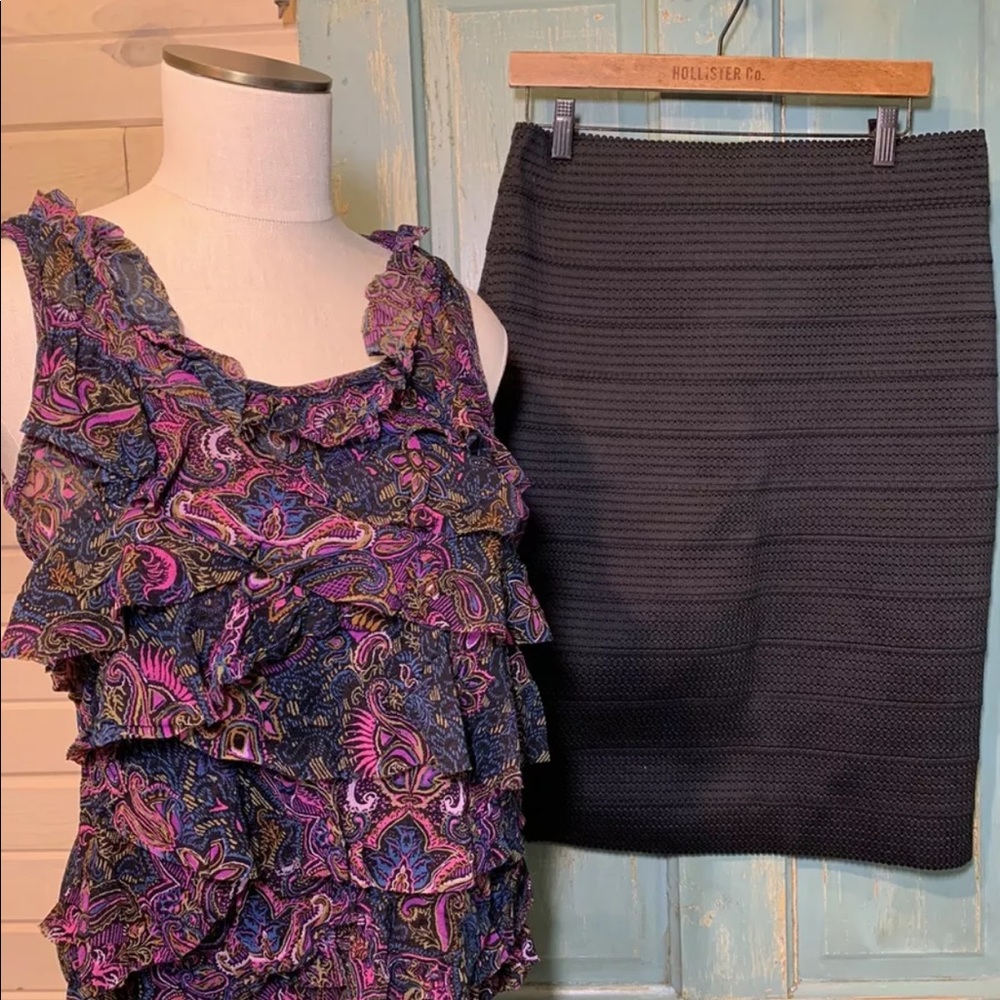 Express Bandage Pencil Skirt Large